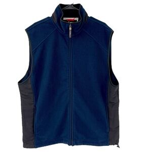 Izod performance X microtech fleece navy, Full, zip size large,